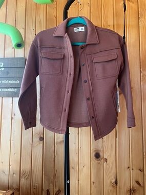 LIV Kids' Brown Button-Front Jacket